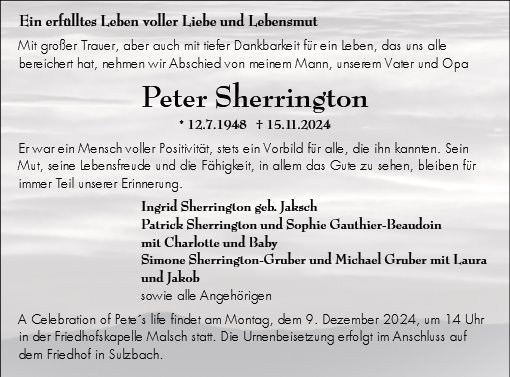 Peter Sherrington