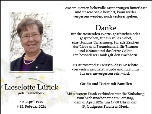 Lieselotte Lürick