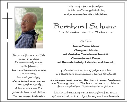 Bernhard Schanz 