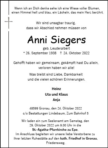 Anna Siegers