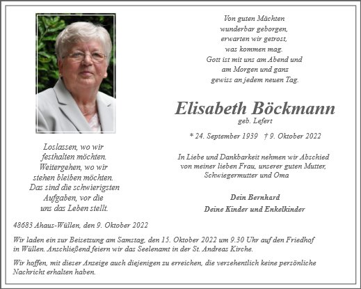 Elisabeth Böckmann