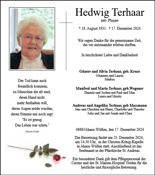 Hedwig Terhaar