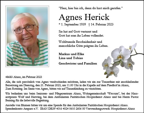 Agnes Herick