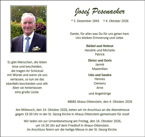 Josef Pesenacker