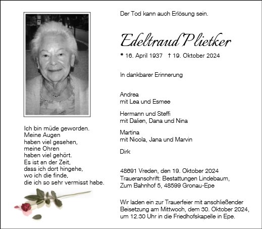 Edeltraud Plietker