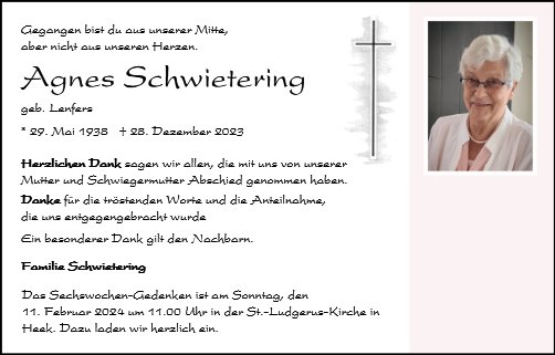 Agnes Schwietering