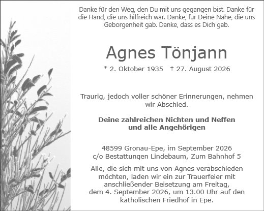 Agnes Tönjann 