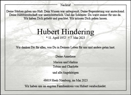Hubert Hindering