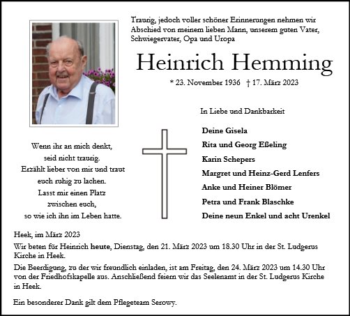 Heinrich Hemming