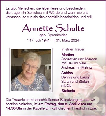 Annette Schulte