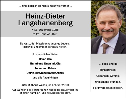 Heinz-Dieter Langehanenberg