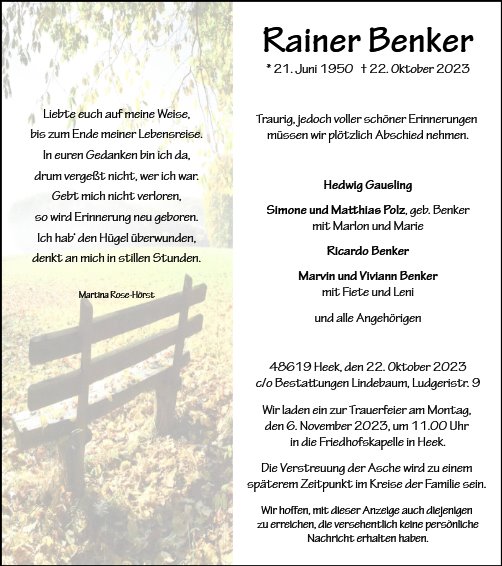 Rainer Benker