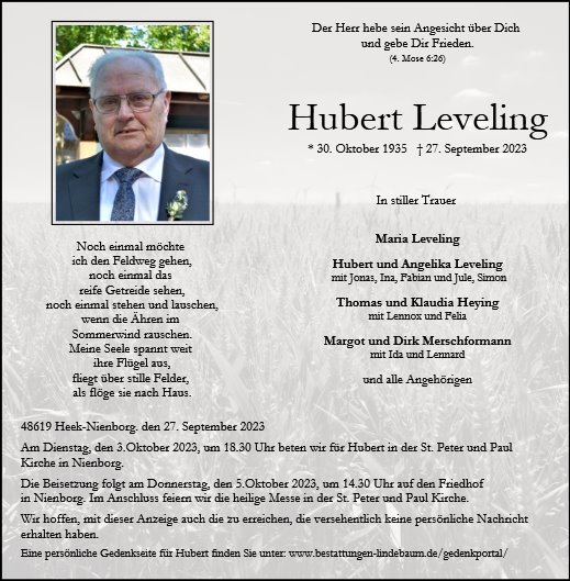 Hubert Leveling