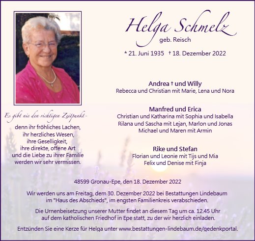 Helga Schmelz