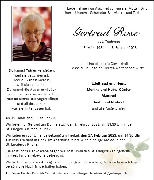 Gertrud Rose