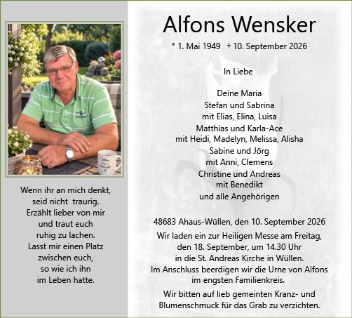 Alfons Wensker