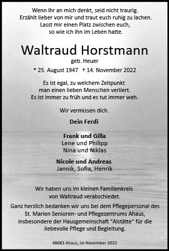 Waltraud Horstmann