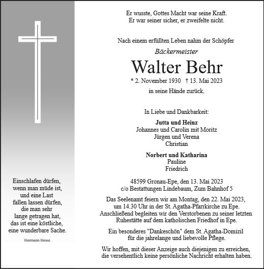 Walter Behr