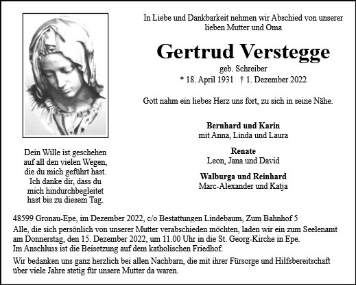 Gertrud Verstegge