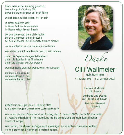 Cäcilia Wallmeier