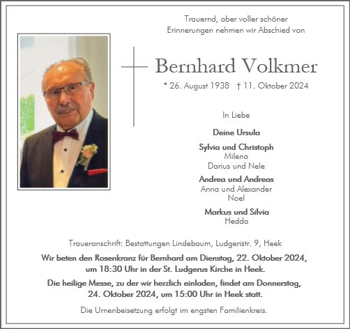 Bernhard Volkmer