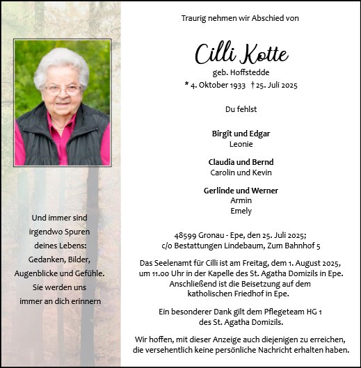 Cäcilia Kotte