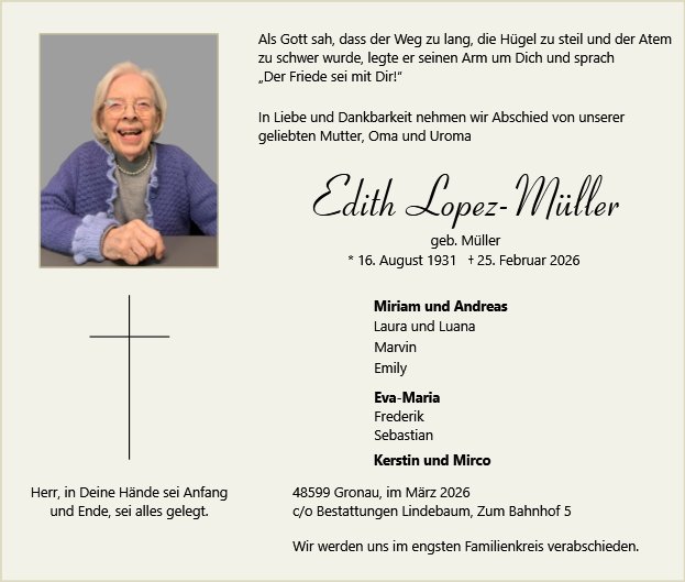 Edith Müller de Lopez Garcia