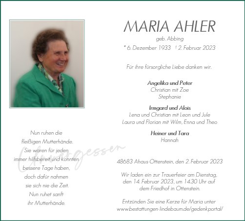 Maria Ahler 