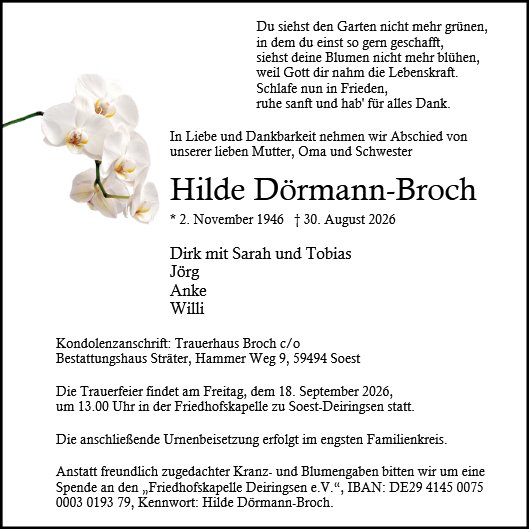 Hilde Dörmann-Broch