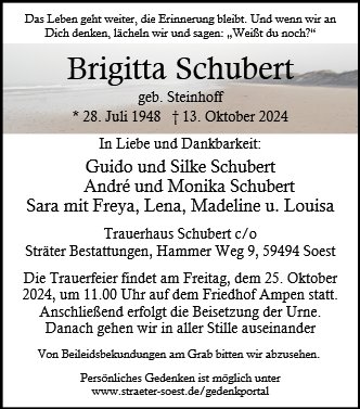 Brigitta Schubert