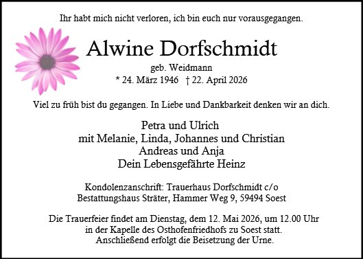 Alwine Dorfschmidt