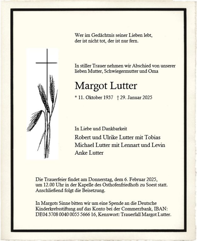 Margot Lutter