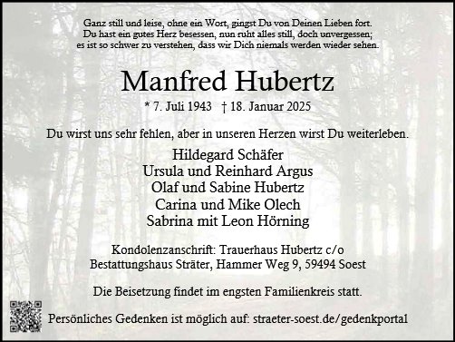 Manfred Hubertz