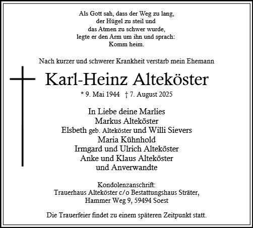 Karl Heinz Alteköster