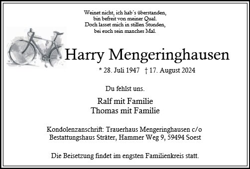 Harry Mengeringhausen