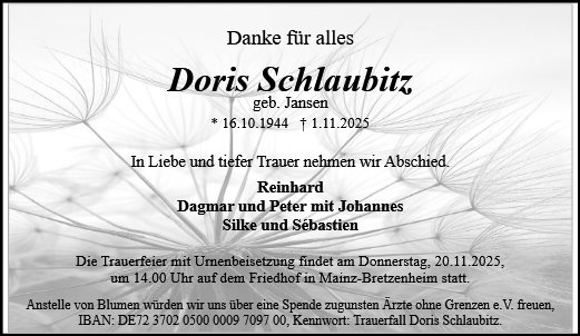 Doris Schlaubitz