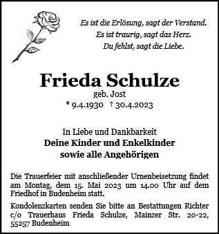 Frieda Schulze