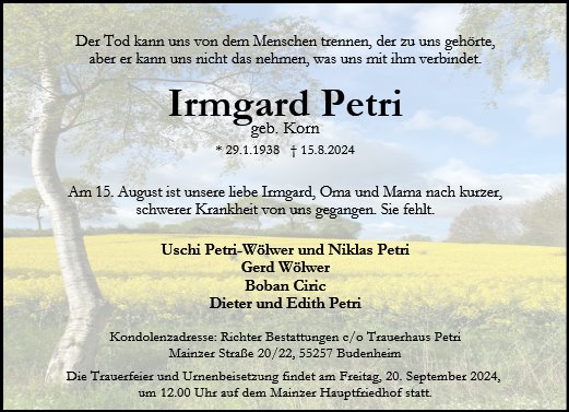 Irmgard Petri