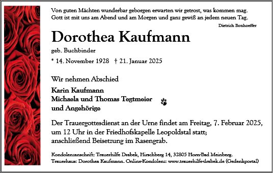 Dorothea Kaufmann