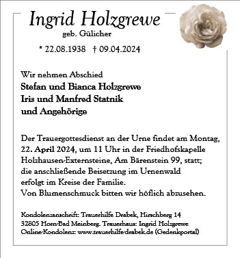 Ingrid Holzgrewe