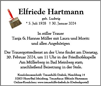Elfriede Hartmann