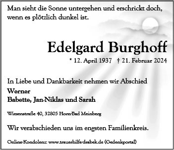 Edelgard Burghoff