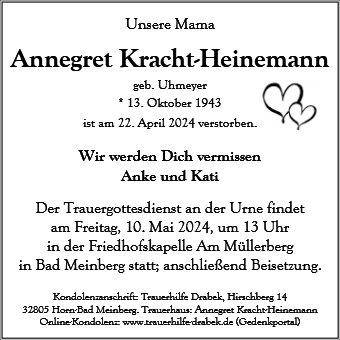 Annegret Kracht-Heinemann