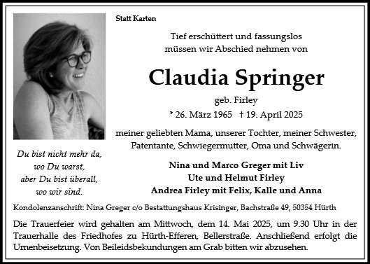 Claudia Springer