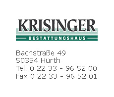 Dieter Krisinger Bestattungsinstitut 