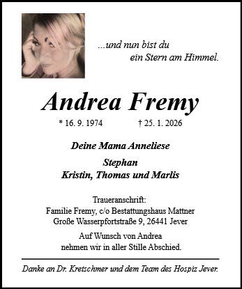 Andrea Fremy