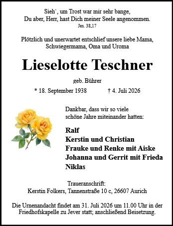 Lieselotte Teschner