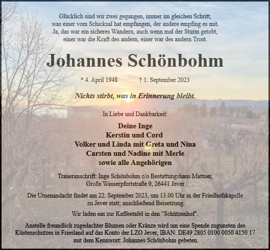 Johannes Schönbohm