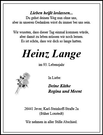 Heinz Lange