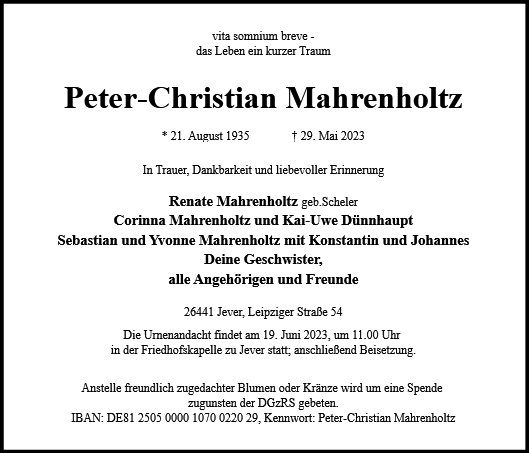 Peter-Christian Mahrenholtz